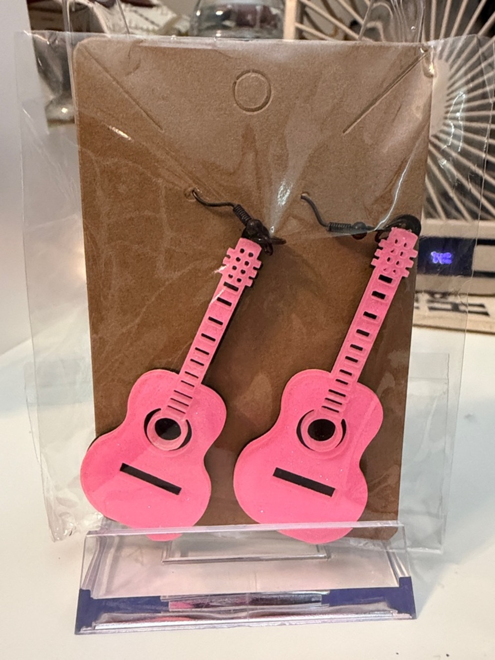 Guitar Dangle Earrings